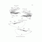 Схема узла: Decals(green)(a7f) для Kawasaki KLX110 KLX110