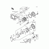 Схема вузла: Масляний насос для Kawasaki BJ250