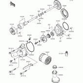 Схема узла: Масляный насос для Kawasaki ZX900 Ninja ZX-9R