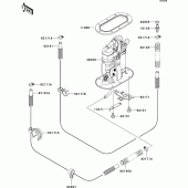 Схема узла: Fuel pump для Kawasaki ZX1200 Ninja ZX-12R