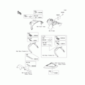 Схема узла: Информационные наклейки для Kawasaki ZX1000 Ninja ZX-10R