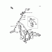 Схема узла: Рама для Kawasaki KLX250 KLX250