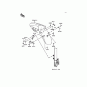 Схема вузла: Переднє крило для Kawasaki KLE650 Versys 650
