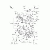 Схема вузла: Картер двигуна для Kawasaki EJ800 W800