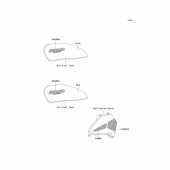 Схема вузла: Decal(zr550-b1/b2) для Kawasaki ZR550 Zephyr