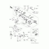 Схема узла: Электрооборудование для Kawasaki ZR750 Z750