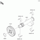Схема вузла: Balancer для Kawasaki EJ800 W800