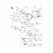 Схема узла: Воздушный фильтр для Kawasaki EJ650 W650
