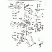 Схема вузла: Комплектуюча (Trunk bracket) для Kawasaki ZG1200 Voyager XII