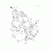 Схема вузла: Кріплення для Kawasaki KLE650 Versys 650 ABS