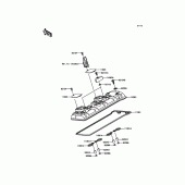 Схема узла: Клапанная крышка для Kawasaki ZX1000 Ninja H2R