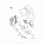 Схема вузла: Water Pipe для Kawasaki ZX1000 Ninja ZX-10R