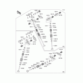 Схема вузла: Клапан для Kawasaki VN1500 Vulcan 1500 Classic FI