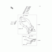 Схема узла: Рама для Kawasaki ZX750 Ninja ZX-7R