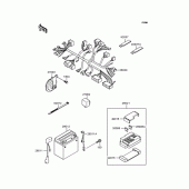 Схема вузла: Електроустаткування для Kawasaki ZR400 Zephyr