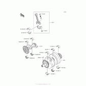 Схема узла: Коленчатый вал для Kawasaki EX300 Ninja 300
