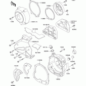 Схема вузла: Engine cover(s) для Kawasaki ZR550 Zephyr