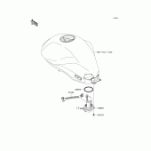 Схема вузла: Fuel pump для Kawasaki ER650 ER-6N ABS