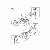 Схема вузла: Підніжки для Kawasaki EN650 Vulcan S ABS