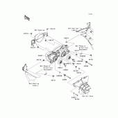 Схема узла: Headlight(s) для Kawasaki ZX600 Ninja ZX-6R