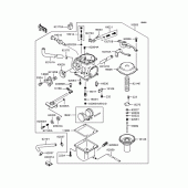 Схема вузла: Карбюратор для Kawasaki BN125 Eliminator