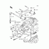 Схема узла: Катушка зажигания для Kawasaki ZR1200 ZRX1200R