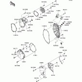 Схема вузла: Engine cover(s) для Kawasaki ZX636 Ninja ZX-6R ABS