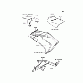Схема вузла: Decals(Green) для Kawasaki EX650 ER-6F ABS