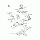 Схема узла: Заднее крыло для Kawasaki ZX1000 Ninja ZX-10R ABS