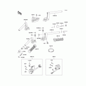 Схема узла: Руль & Пульт управления рулевой для Kawasaki ZG1000 Concours