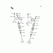 Схема вузла: Рокер & Клапан для Kawasaki BN125 Eliminator