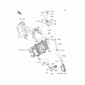Схема узла: Water pipe для Kawasaki EX650 Ninja 650 ABS