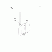 Схема узла: Аксессуары для Kawasaki KX65