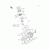 Схема узла: Коленвал/поршень(и) для Kawasaki ZX1400 ZZR1400 ABS