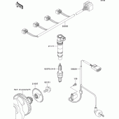Схема вузла: Ignition system для Kawasaki ZR1000 Z1000