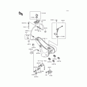 Схема узла: Топливный бак для Kawasaki ZG1200 Voyager XII