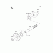 Схема вузла: Balancer для Kawasaki BJ250 250TR