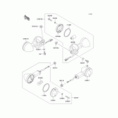 Схема вузла: Поворотники для Kawasaki VN800 Vulcan 800 Classic