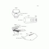 Схема вузла: Decals(a7f)(green) для Kawasaki KLX300R