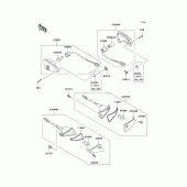 Схема узла: Поворотники для Kawasaki ZX600 Ninja ZX-6