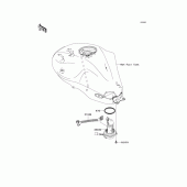 Схема вузла: Fuel pump для Kawasaki ER650 ER-6N ABS