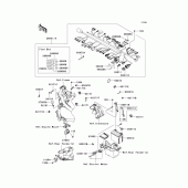 Схема вузла: Електроустаткування для Kawasaki ER650 ER-6N ABS