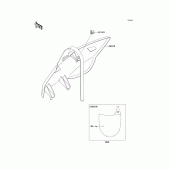 Схема узла: Аксессуары для Kawasaki KX450 KX450F