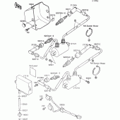 Схема узла: Катушка зажигания для Kawasaki VN1500 VN-15 SE