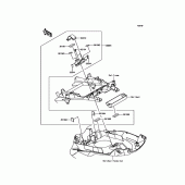 Схема вузла: Аксесуари (U-Lock Bracket) для Kawasaki KLZ1000 Versys 1000 LT