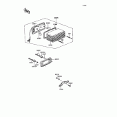 Схема вузла: Taillight(s) для Kawasaki ZX400 Z400FII