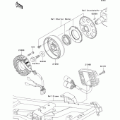 Схема вузла: Генератор для Kawasaki ZX900 Ninja ZX-9R