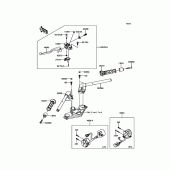 Схема узла: Руль & Пульт управления рулевой для Kawasaki EX300 Ninja 300 ABS