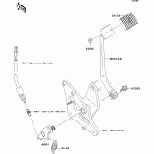 Схема вузла: Лапка гальма для Kawasaki VN900 Vulcan 900 Custom