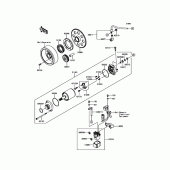 Схема вузла: Starter Motor для Kawasaki ZR1000 Z1000 ABS